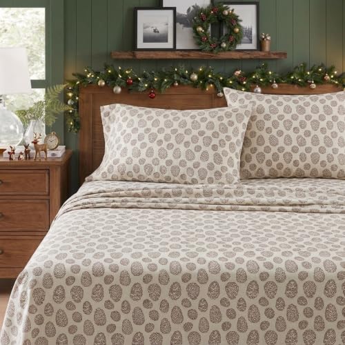 Eddie Bauer - Twin Sheet Set with Fitted Sheet & Pillowcase by Eddie Bauer - Used condition - Image 2