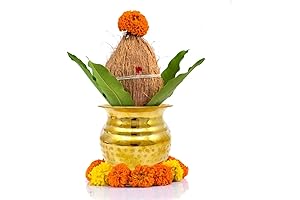 Hashcart Kalasam: Auspicious Brass Lota for Puja and Festive Occasions
