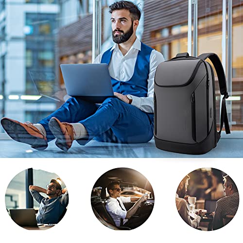 Image of BANGE Business Smart Backpack Waterproof fit 15.6 Inch Laptop Backpack with USB Charging Port,Travel Durable Backpack