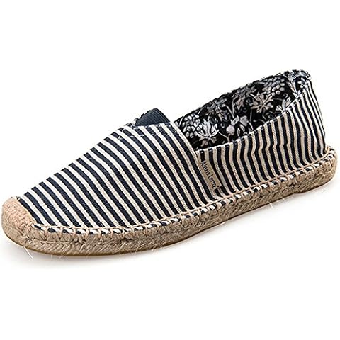 Alpargatas de Lona Azul para Mujer Alexis Leroy Cover