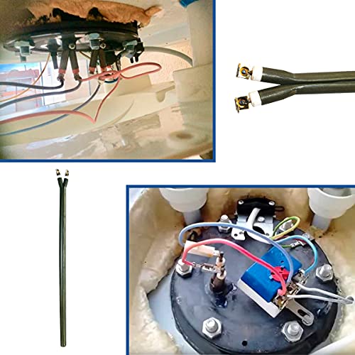 Miniatura 4 de Goldman Service Resistencia Para Termo Eléctrico Potencia 1200 Vatios Tipo Pinza Monoblock. Largo 410 Mm. 1200w