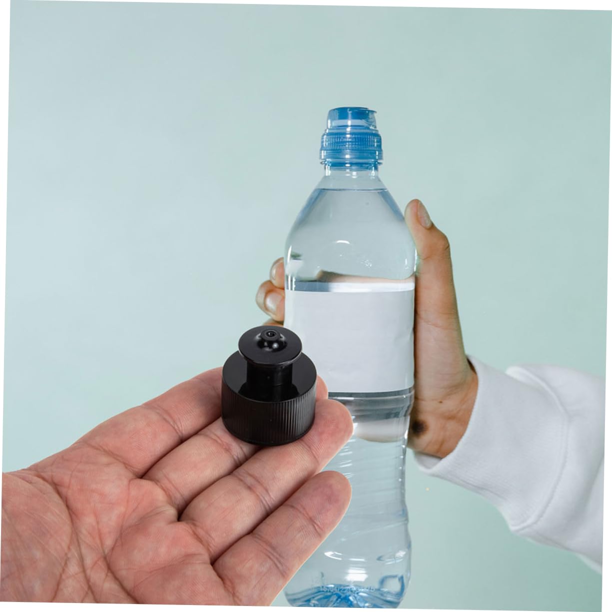 HANABASS 250 Stck. Sport Wasserflaschen Ersatzdeckel Zähne Auslaufsicherer Push Pull Trinkverschluss Für Mineralwasserflaschen Reise Outdoor Gebrauch