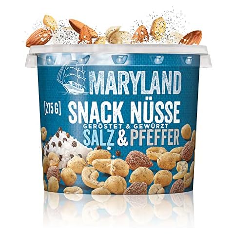 Maryland Snack Nüsse Salz & Pfeffer 275g Becher Cover