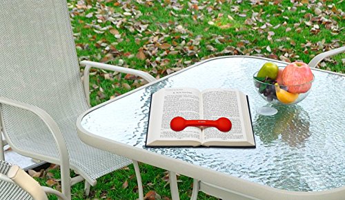 Image of Bookmark /Weight-Page Holder-Holds Books Open and in Place-RED-by Superior Essentials