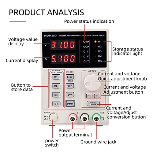 Alimentation KA3005D programmable pour éviter la surtension des circuits
