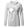 GINKANA-Womens-Nursing-Hoodie-Sweatshirt-Long-Sleeves-Breastfeeding-Maternity-Tops-Casual-Clothes GINKANA Women's Nursing Hoodie Sweatshirt Long Sleeves Breastfeeding Maternity Tops Casual Clothes,M