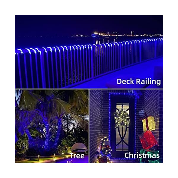Wakaka 2 pack 100 led battery operated rope lights - image 4