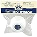 DMC 19J-WHITE Brilliant Tatting Cotton Packaged, 100-Yard, Size 80, White