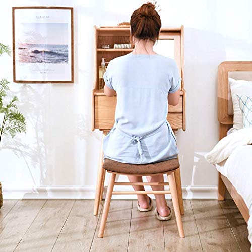 Asiento cómodo tapizado y reposapiés multifunción para salón 3
