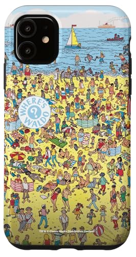 ウォーリーをさがせ! the Beach Scene Front & Back スマホケース iPhone 11 用