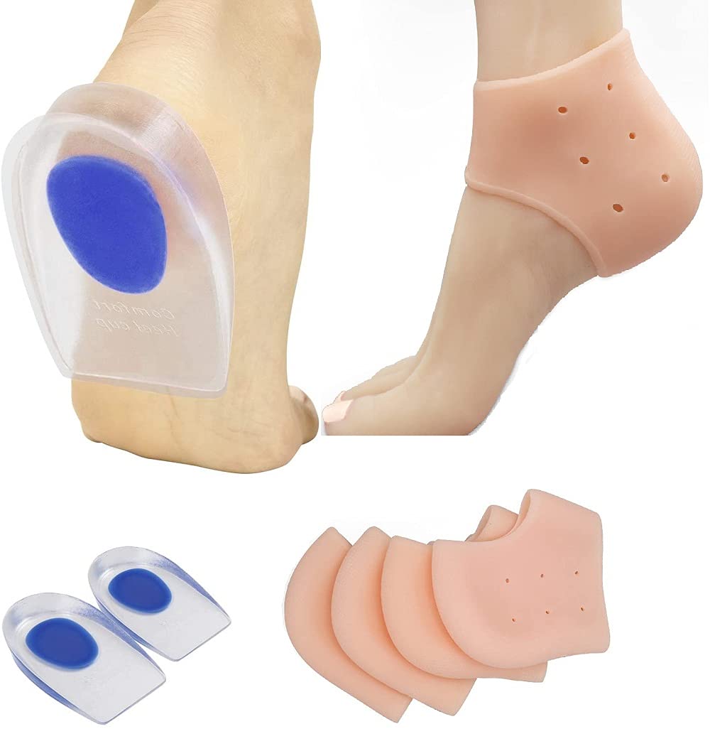 Navya Export Silicone Gel Heel Cups and Heel Pad Shoe Inserts for