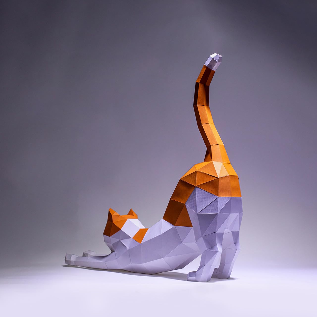 DIY 3D Papier-Tiermodelle - Bastelset Für Katzen, Hunde & Dinosaurier