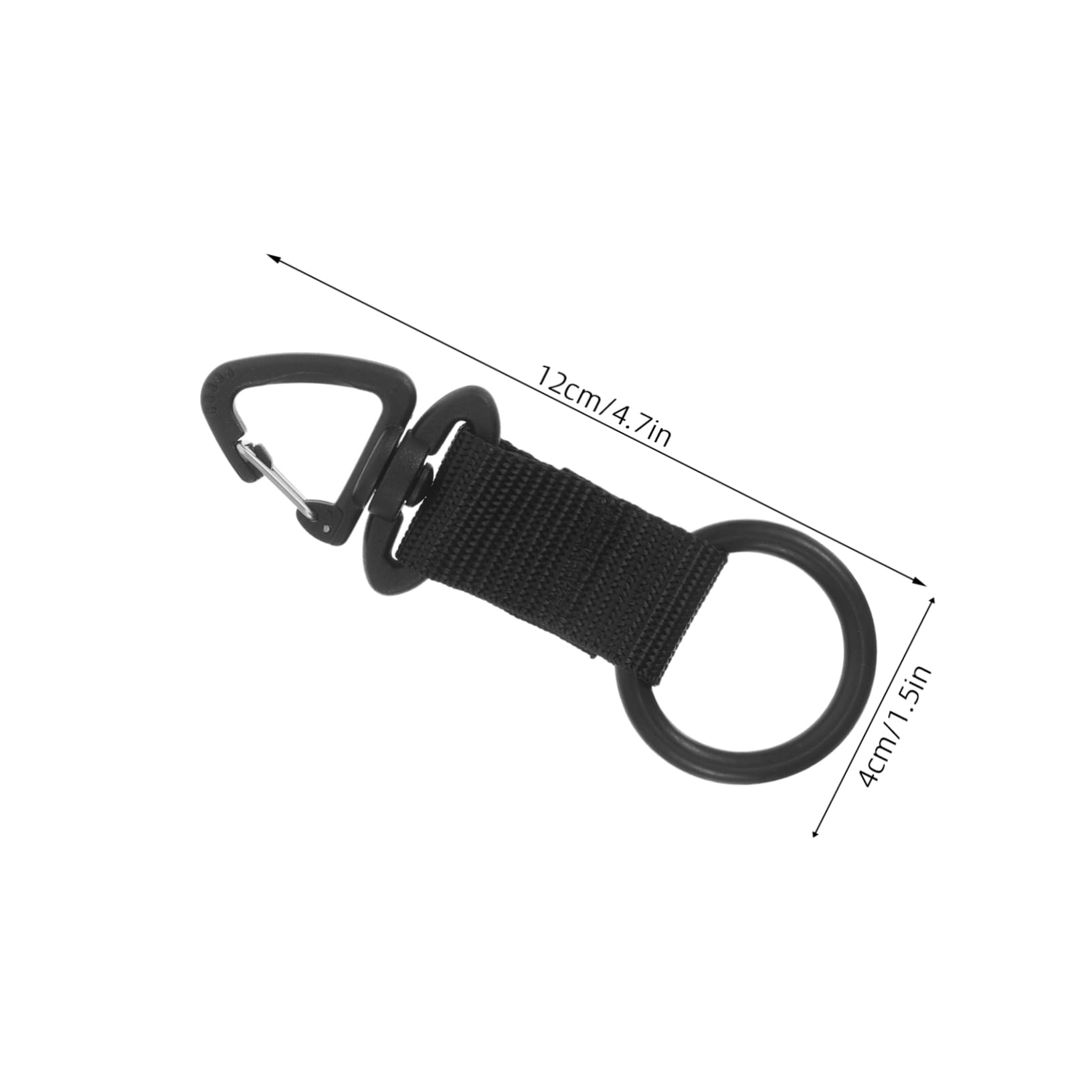 BESPORTBLE Scuba Diving Octopus Holder Mouthpiece Retainer with Snap Clip for Enhanced Gear Organization and Underwater Comfort for All Diving Styles and Scenarios Black