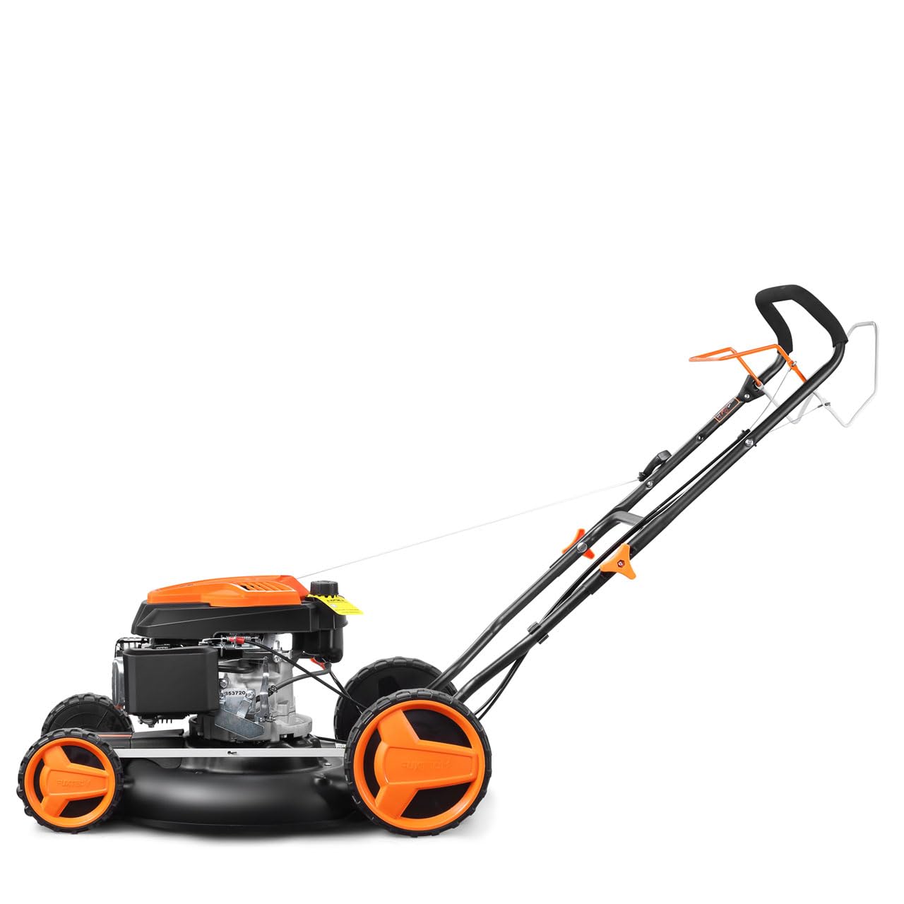 FUXTEC Cortacésped a Gasolina FX-RM51SA96. Cortacésped Profesional con Mulching de 51 cm y tracción Propia, Potente Motor de 196 CC.