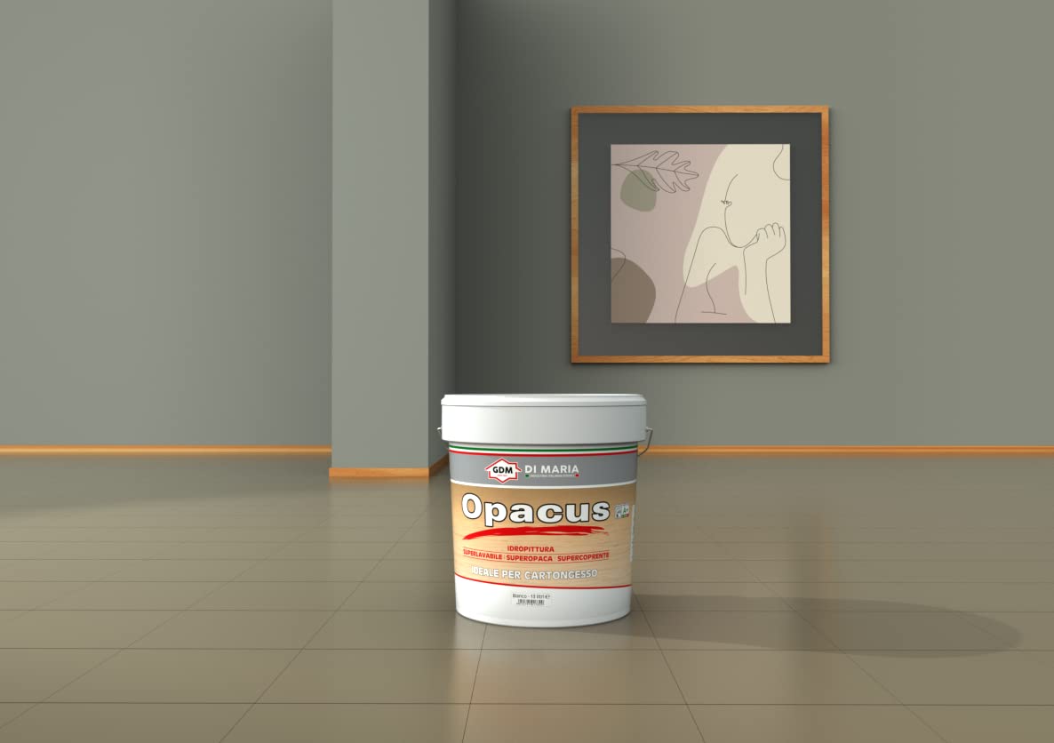 GDM Opacus Pittura Murale ideale per cartongesso, 13 litri