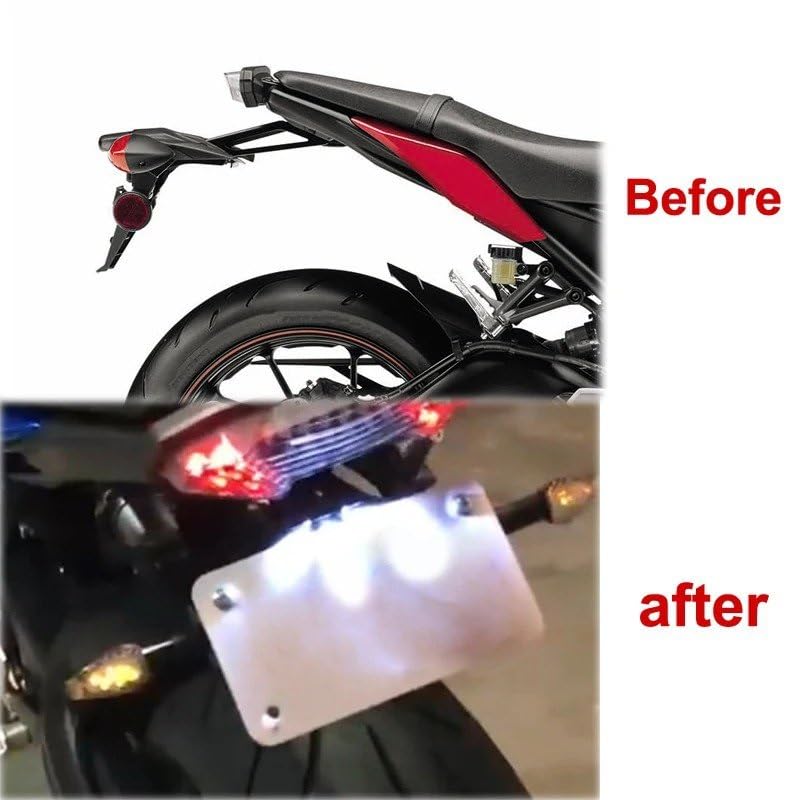 Support plaque d'immatriculation moto pour sorties dynamiques en MT-09 2015 - 6
