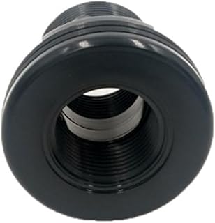 1" Bulkhead ABS Threaded x Threaded NPT Standard 2-Pair (4-Pack) NBR Rubber Gasket