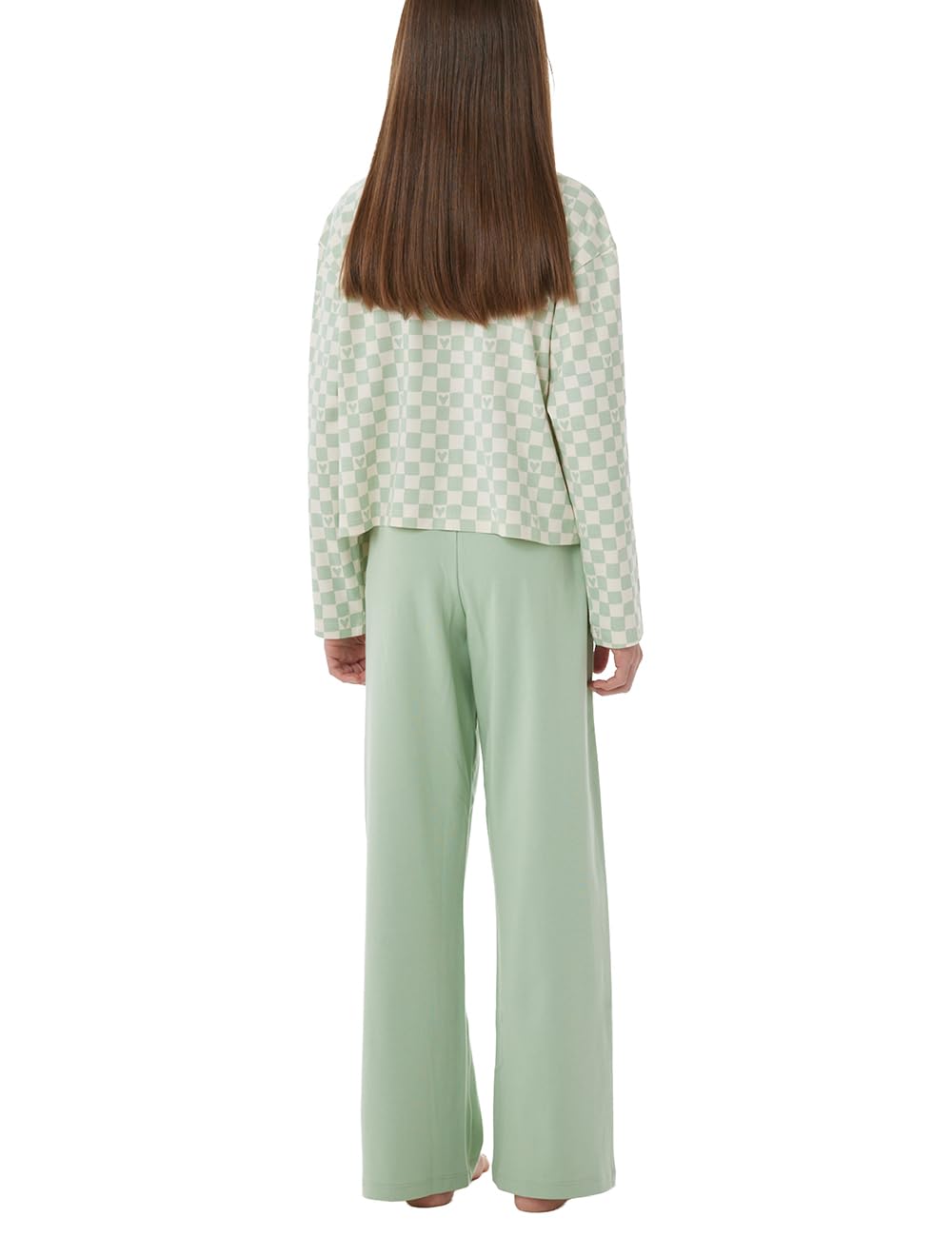 Schiesser Mädchen Schiesser Mädchen Schlafanzug Set Pyjama Lang Ohne Bündchen 100% Baumwolle - Größe 98 Bis 176 Pyjamaset (1er Pack)