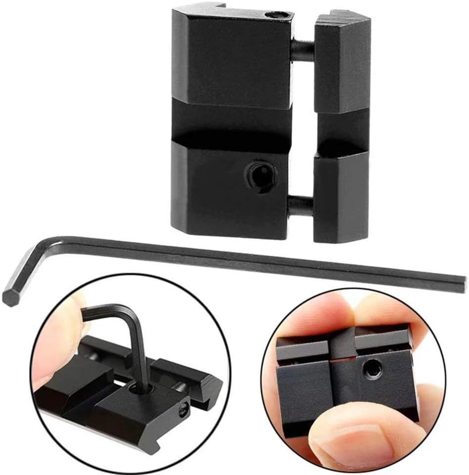 Ulightfire 26mm Rail Adapter 1 Slot 11mm Dovetail to 20mm Snap in Weaver Picatinny Converter Mount - Image 5