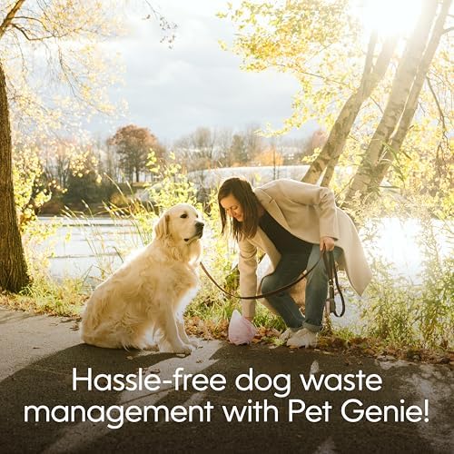 Pet Genie On The Go Dog Poop Bags - Lavender Scented Poo Bags with 65% Recycled Plastic - Durable & Leak-Proof Dog Supplies, 8 Rolls (120 Count) — view 9