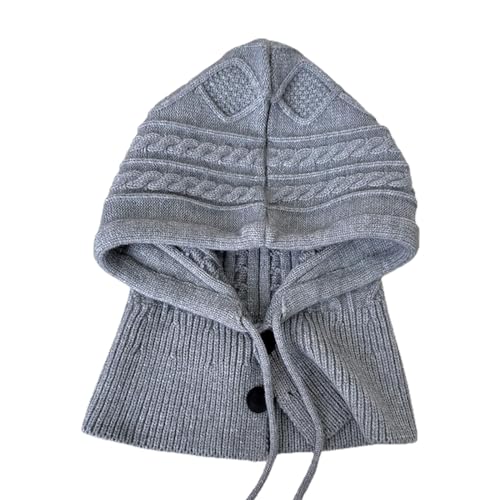 Chapeau pull tricoté pour temps froid - Écharpe vêtements hiver fille adolescente