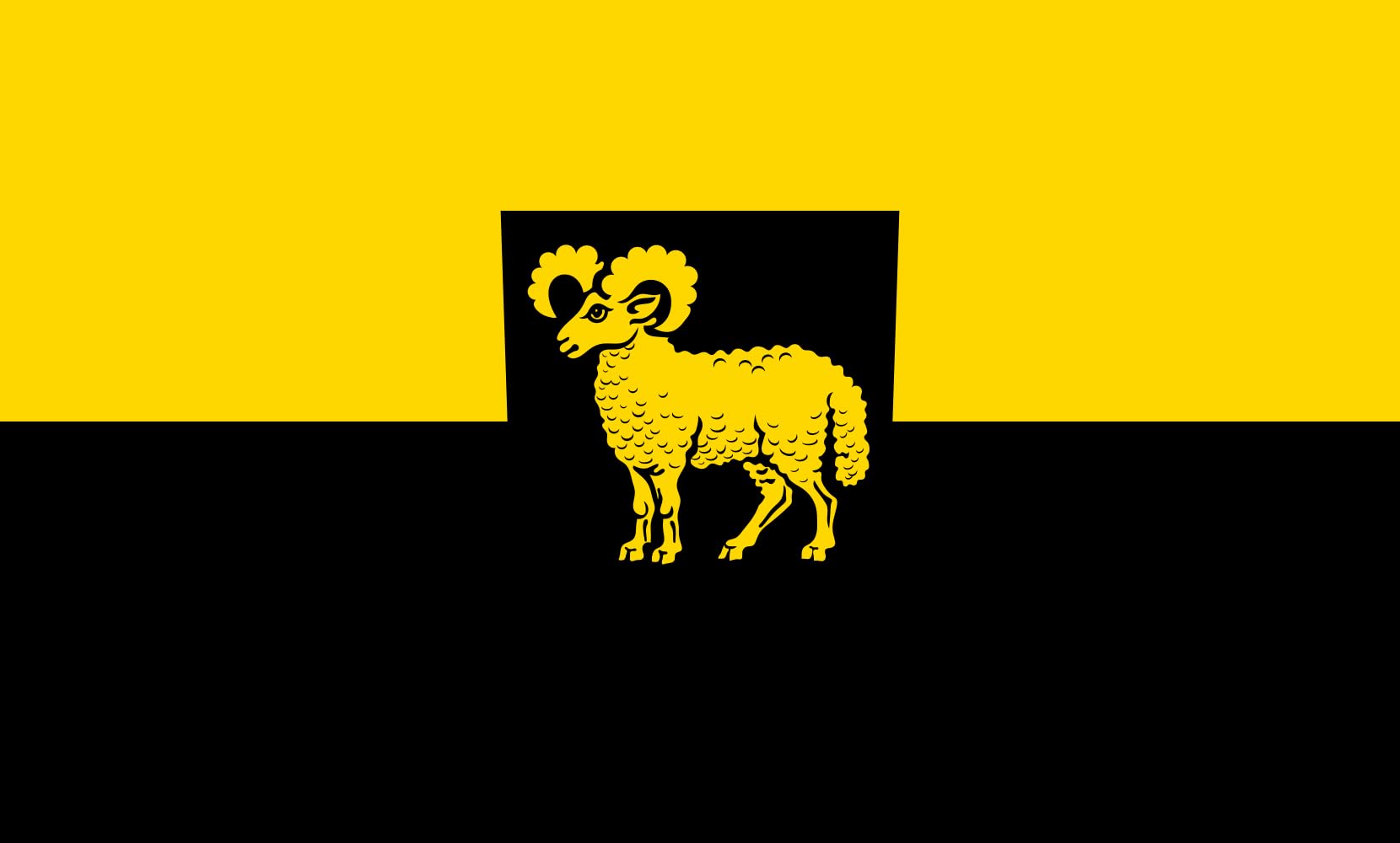 Drapeau Widdern 90x150cm | Pavillon grand format pour mât extérieur