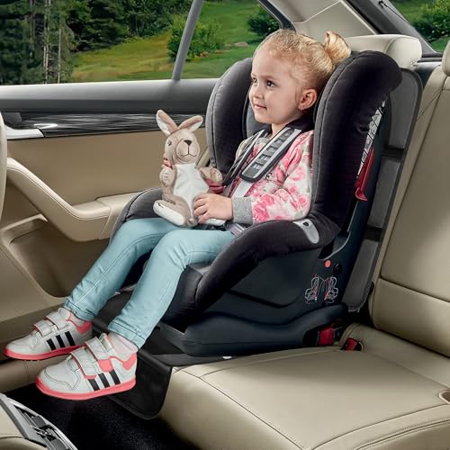 Image of Car Seat Protector for Child Car Seat, 2 Pack Baby Car Seat Covers with Mesh Pockets & Non-Slip Backing 600D Durable Seat Protector Under Baby Car Seats