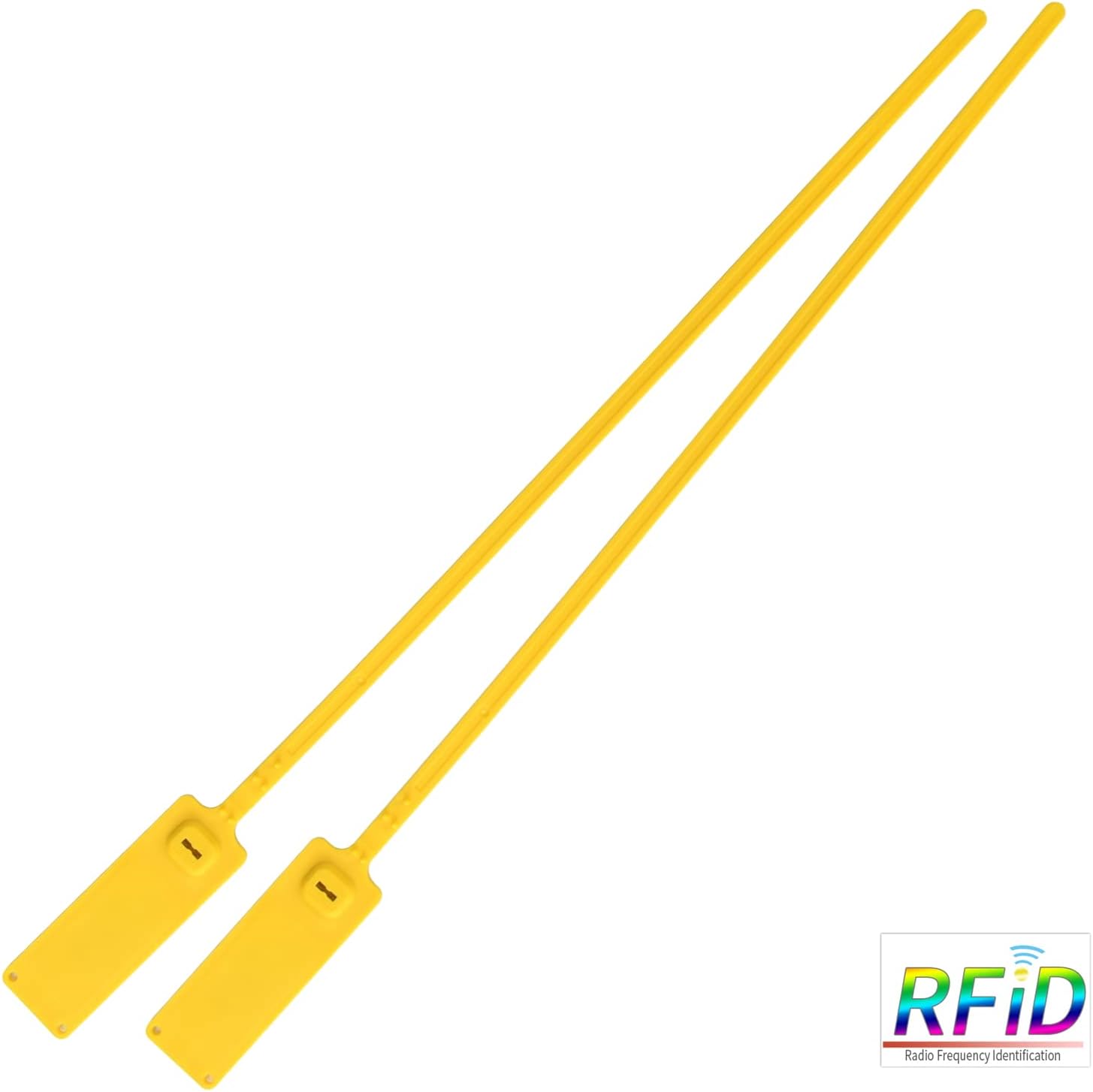 High Security UHF RFID Plastic Seal Tags Pull Tight Numbered Plastic Security Seals RFID Anti Tamper Truck Seal Trail Shipping Self-Locking Tags for Warehouse and Logistics 100 PCS - Image 5