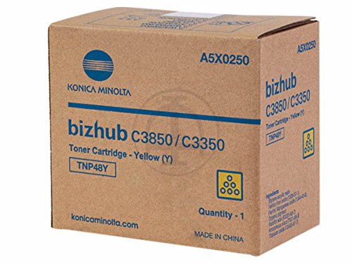 Toner jaune TNP 48 Y haute capacité pour imprimante laser bizhub C3850FS
