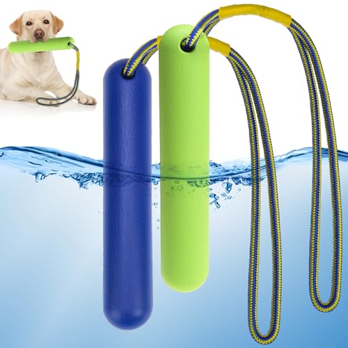 EXPAWLORER Dog Water Bumper Toy with Nylon Handle