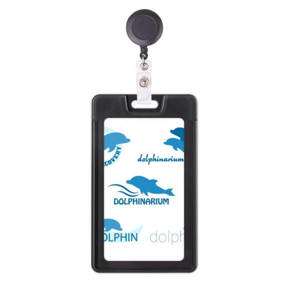 Étui rétractable pour badge Blue Ocean Dauphin