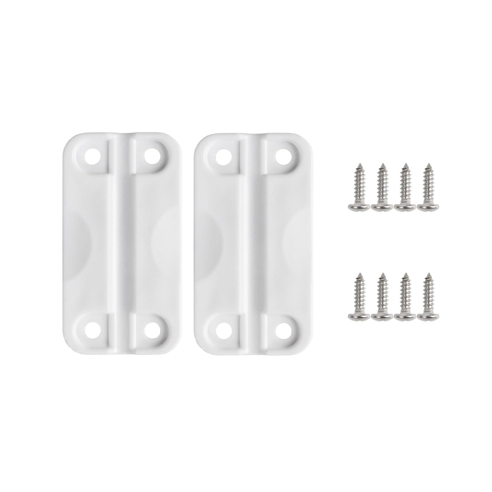 FRTmvg Replacement Cooler Hinges for Igloo (Set of 2) – Fits 25-165 Quart Ice Chests – Includes 8 Stainless Steel Screws– Durable Plastic Hinge Kit