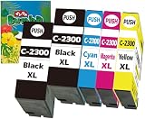 Bumba PGI-2300XL キャノン対応 インク PGI2300XL (PGI2300XL-BK PGI2300XL-C PGI2300XL-M PGI2300XL-Y) 4色セット+BK 計5本セット 互換インク 純正 併用可能 残量表示 個別包装 QR説明書 日本企業 法人対応