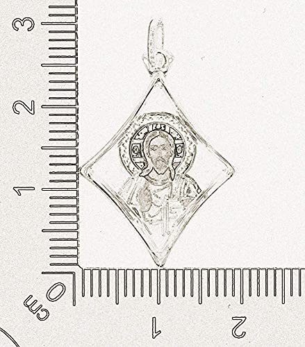 Pendentif Jesus Christ Argent 925 ne noircit pas bijou chrétien durable