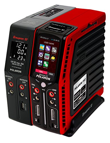 Preisvergleich Produktbild Graupner S2014.R - Zubehör - Polaron Pro Combo Ladegerät, rot