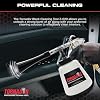 Tornador Black Z-020 Car Detailing Tool Includes 32oz Reservoir | Professional High-Pressure Cleaning Gun for Auto Interiors | Adjustable Air Regulator | Low Noise & Air Consumption | Durable Design