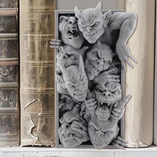 Sujetalibros de Fantasma Decoración Gótica para Crear Ambientes Espeluznantes en tu Oficina 8