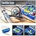 FouceClaus 10pcs Spinner Lures Baits with Tackle Box, Bass Trout Salmon Hard Metal Rooster Tail Fishing Lures Kit
