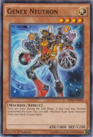 Amazon.com: YU-GI-OH! - Genex Neutron (SDSE-EN019) - Structure Deck:  Synchron Extreme - 1st Edition