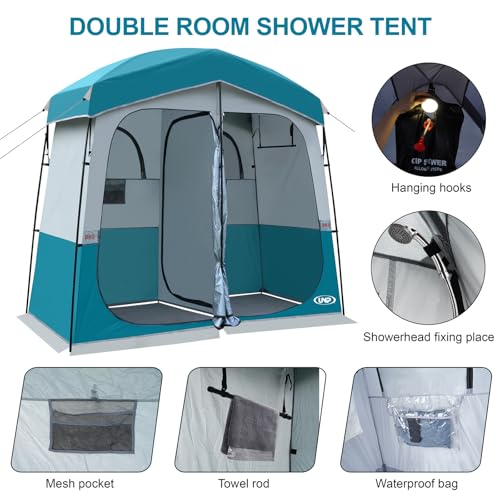 Image of Shower Tent, Outdoor Camping Privacy Shelter-Dressing Changing Room-Portable Toilet Tent for Hiking Sun Shelter Picnic Fishing