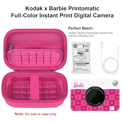 Funda rígida portátil para cámara Kodak x Barbie Printomatic miniatura 2