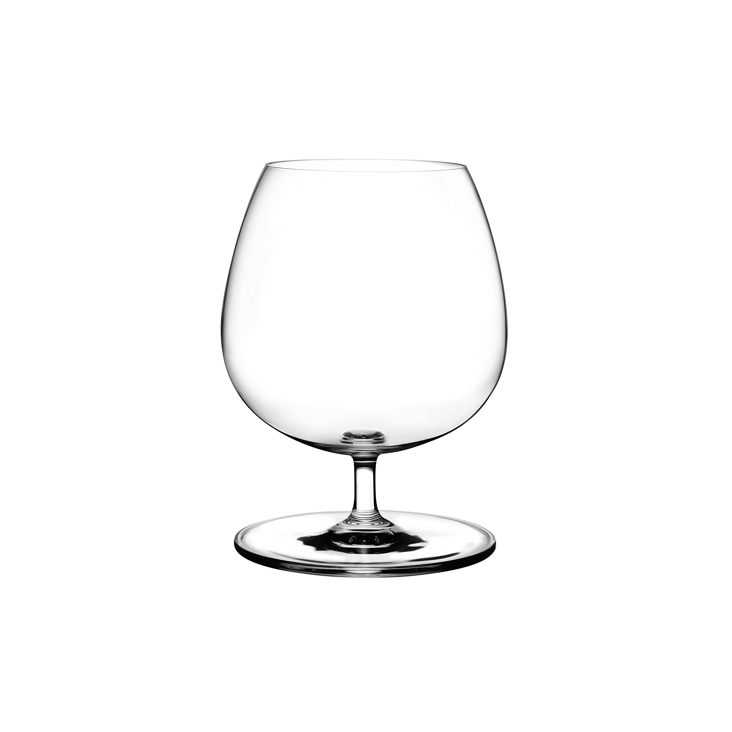 NUDE - Juego vintage de copas de coñac, cristal sin plomo, chupete de brandy, perfecto para el hogar, restaurantes y fiestas, juego de 2 vasos de cóctel