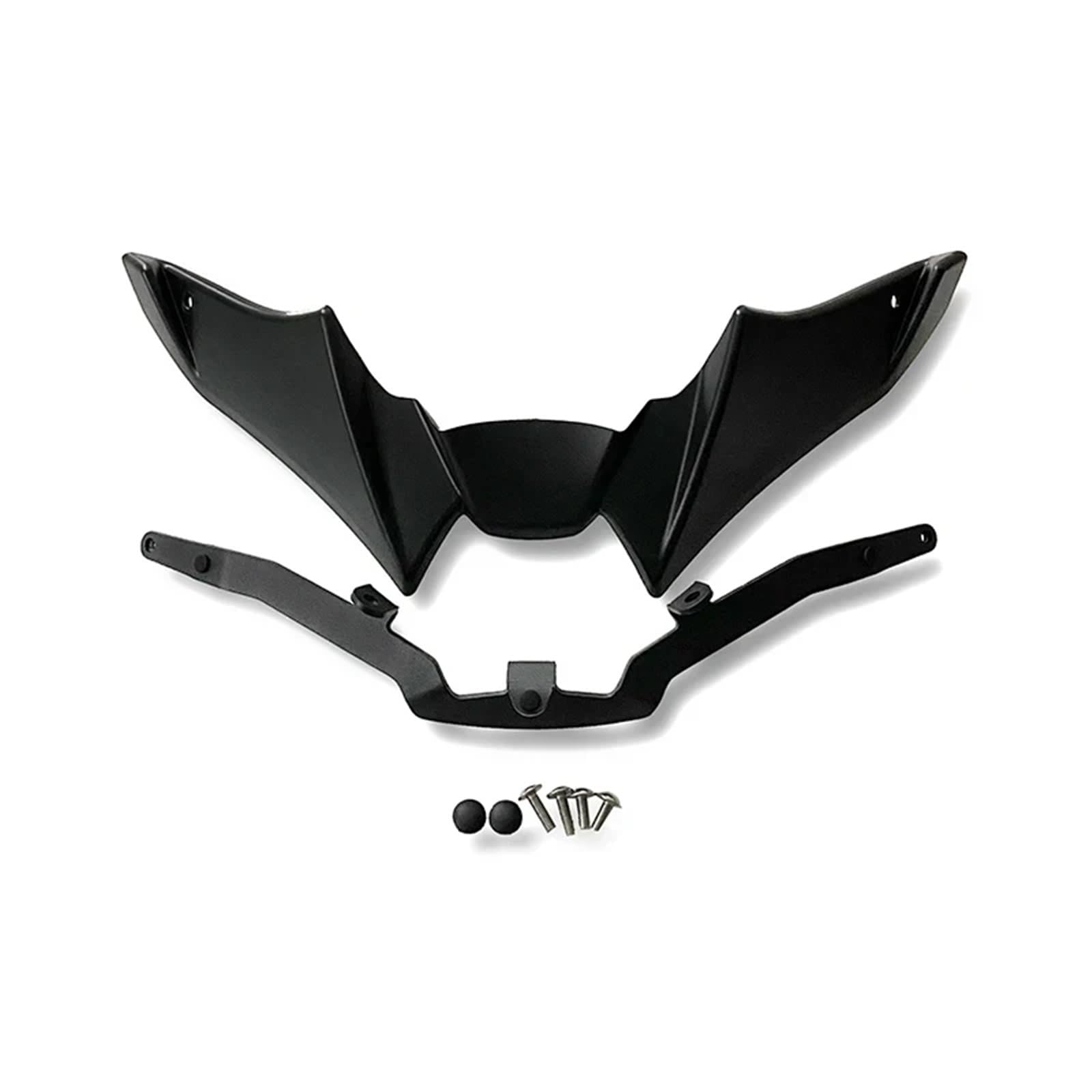 spoiler per labbro Adatto per YAMAHA MT-09 SP MT 09 2021-2023 Spoiler anteriori aerodinamici per motociclette Downforce Deflettore ala Spoiler Laterale per motociclo(Black)