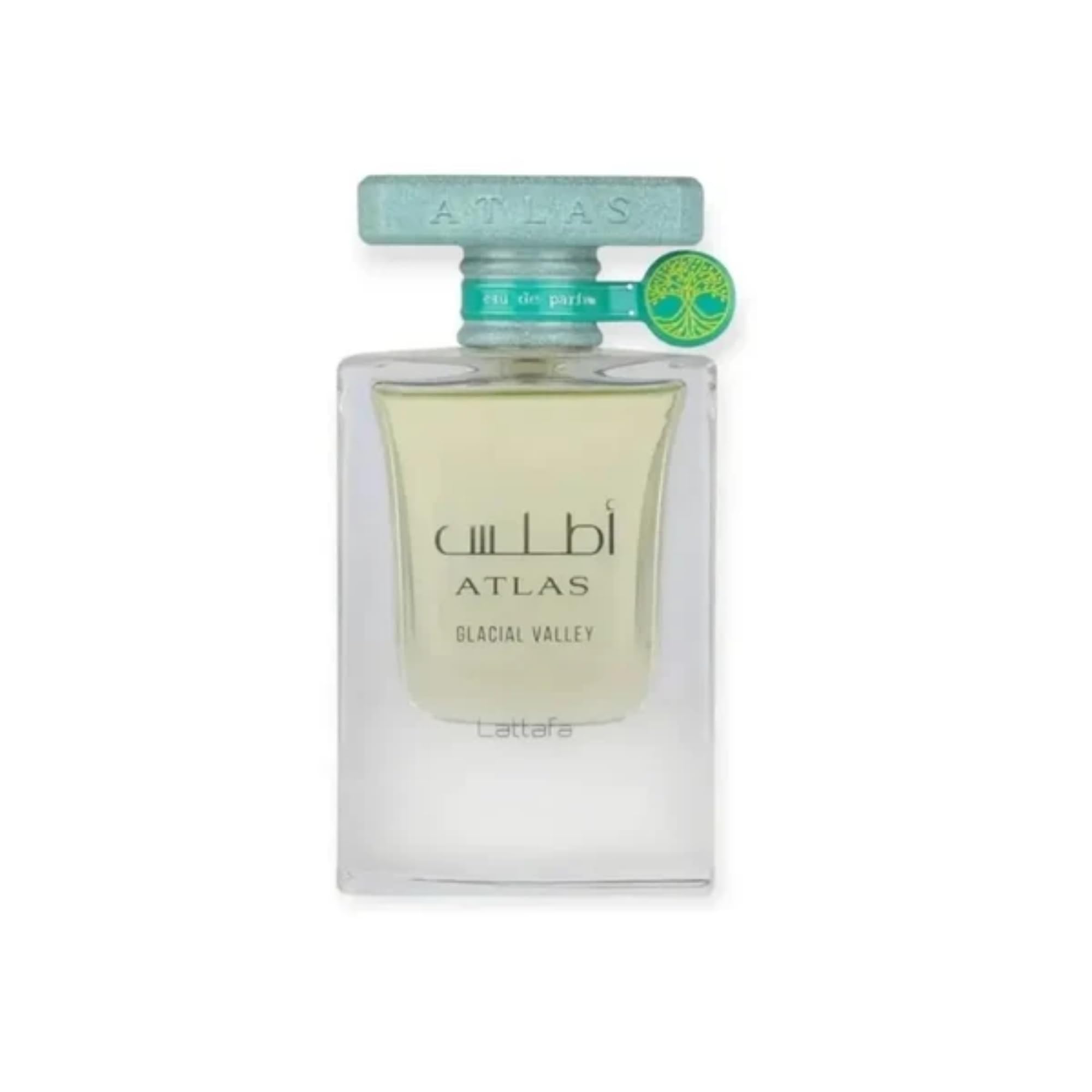 Lattafa Atlas Glacial Valley Eau de Parfum 55 ml Unisex - Profumo fresco acquatico legnoso con ananas, fico, menta, gelsomino, sale marino, muschio, vaniglia e ambra