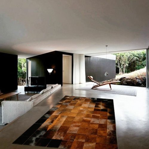 New Cowhide Rug Leather. Animal Skin Patchwork Area Carpet (8 X 10) #TOP5