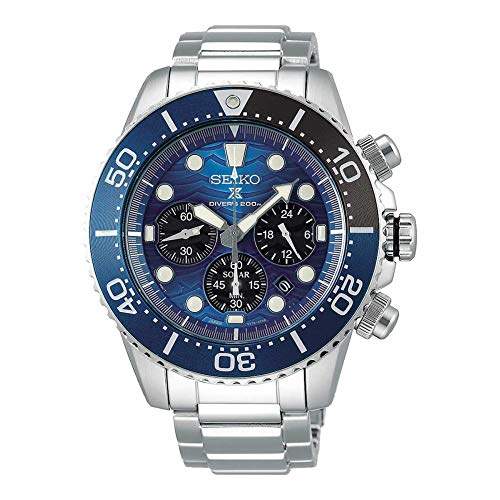 Seiko Modello orologio solare Prospex SSC741P1 Save the Ocean