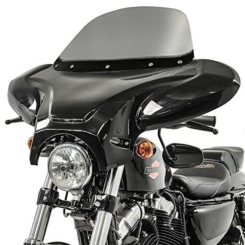 Batwing Windschild für Suzuki Intruder VL 800 Volusia Verkleidung rauchgrau