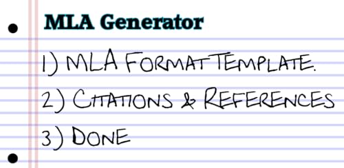 MLA Generator