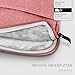 moex Dash Case für Surface Go 2 (10.5) Tasche mit Reißverschluss und Fach für Zubehör, Sleeve Laptop Hülle weich Gepolstert, Schutzhülle Minimalistisch Laptoptasche, Rosa