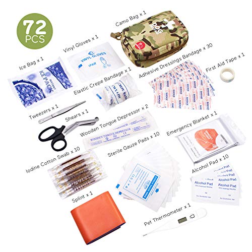Pet First Aid Kit, Home Travel Emergency First Aid Kit, Including 72PCS Premium Items - Image 7